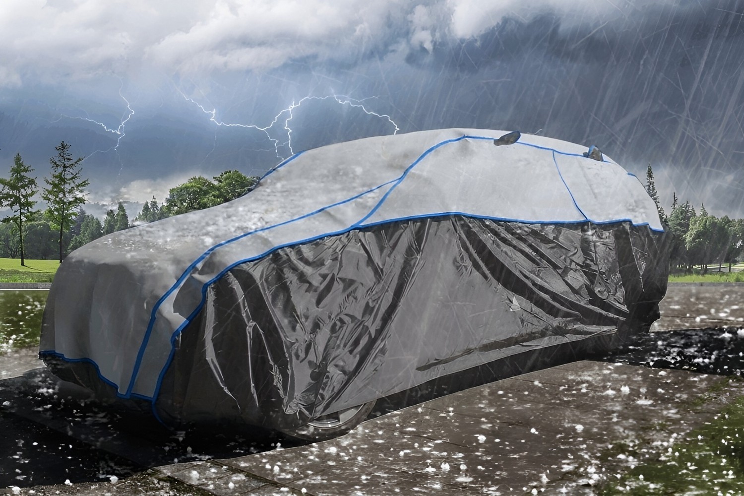 Hail protection cover Comfort P SUV L (2)