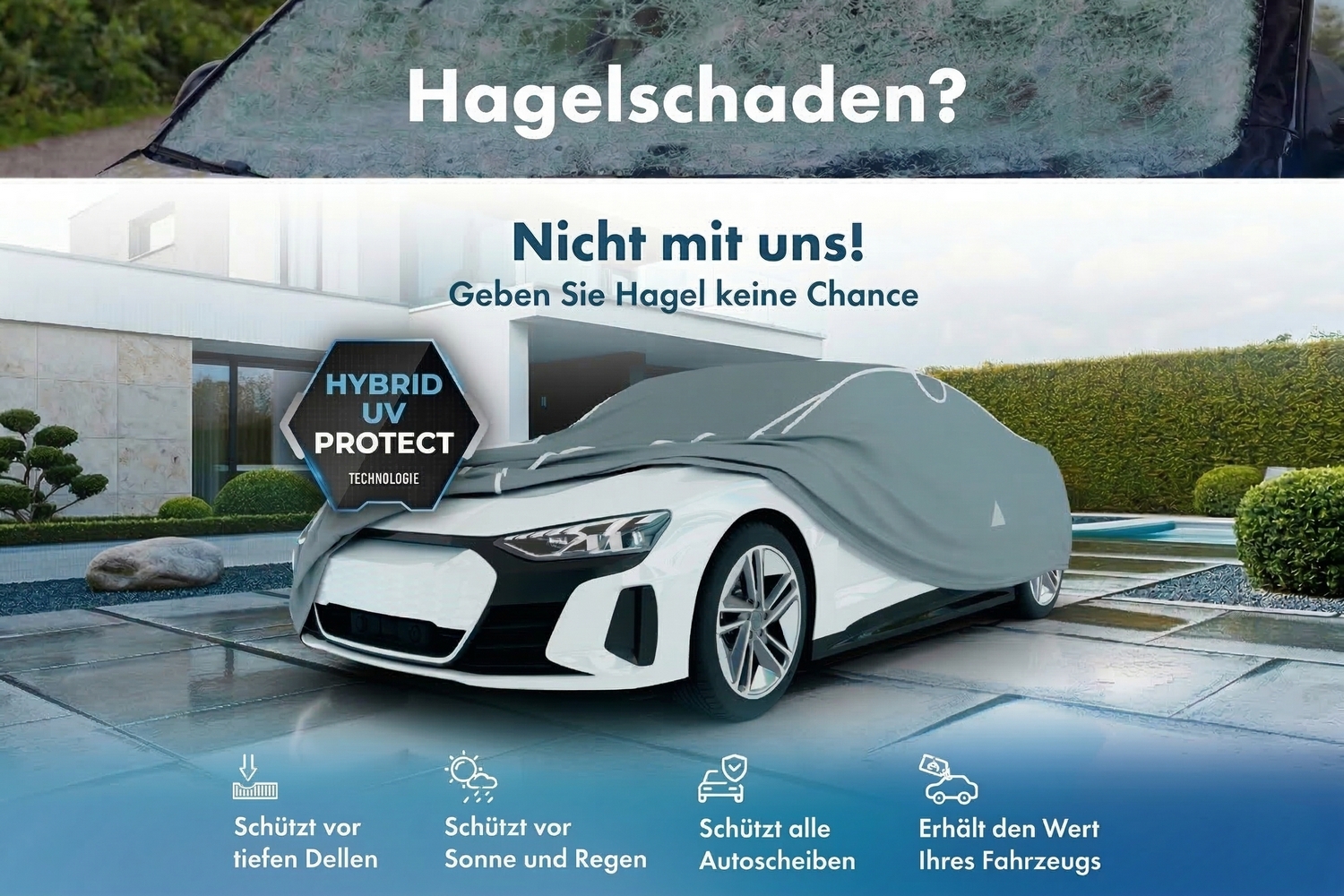 Hail protection cover Hybrid UV Protect Passenger Car (3)