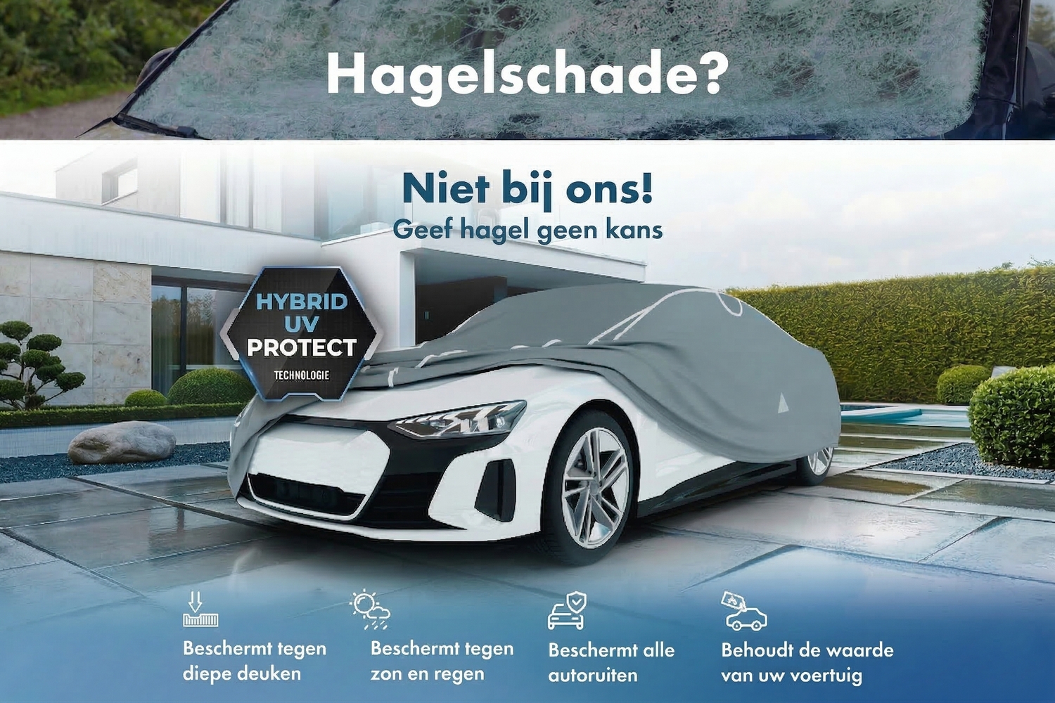 Hail protection cover Hybrid UV Protect Passenger Car (3)