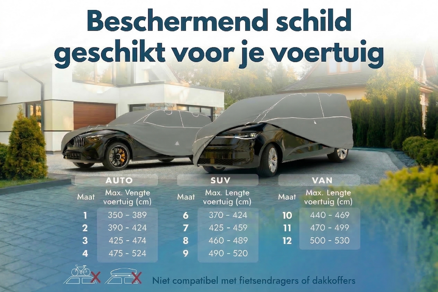 Housse anti-grêle Hybrid UV Protect voiture de tourisme (7) Housse anti-grêle Hybrid UV Protect voiture de tourisme (7)