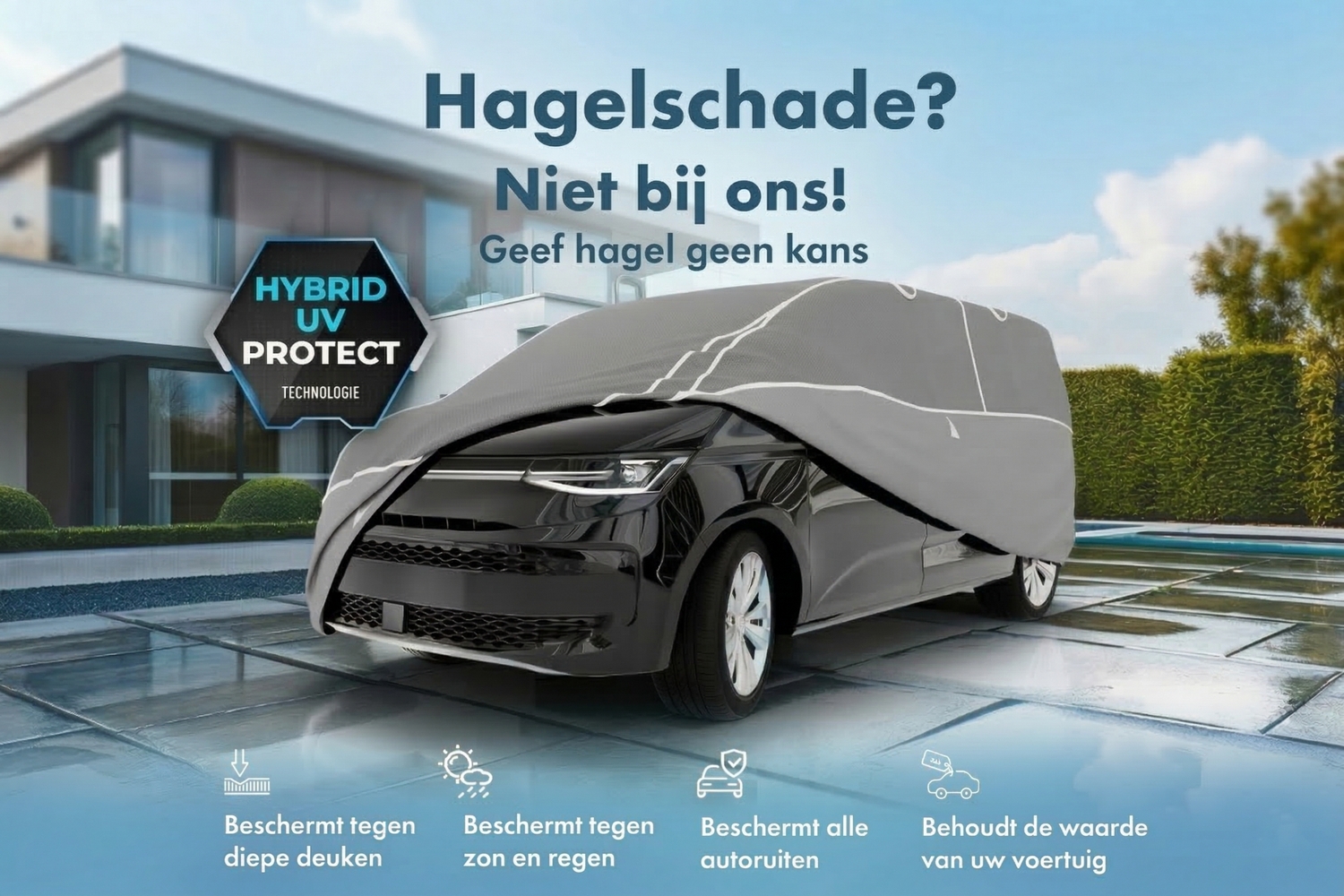 Hagelbeschermhoes Hybrid UV Protect VAN (3)
