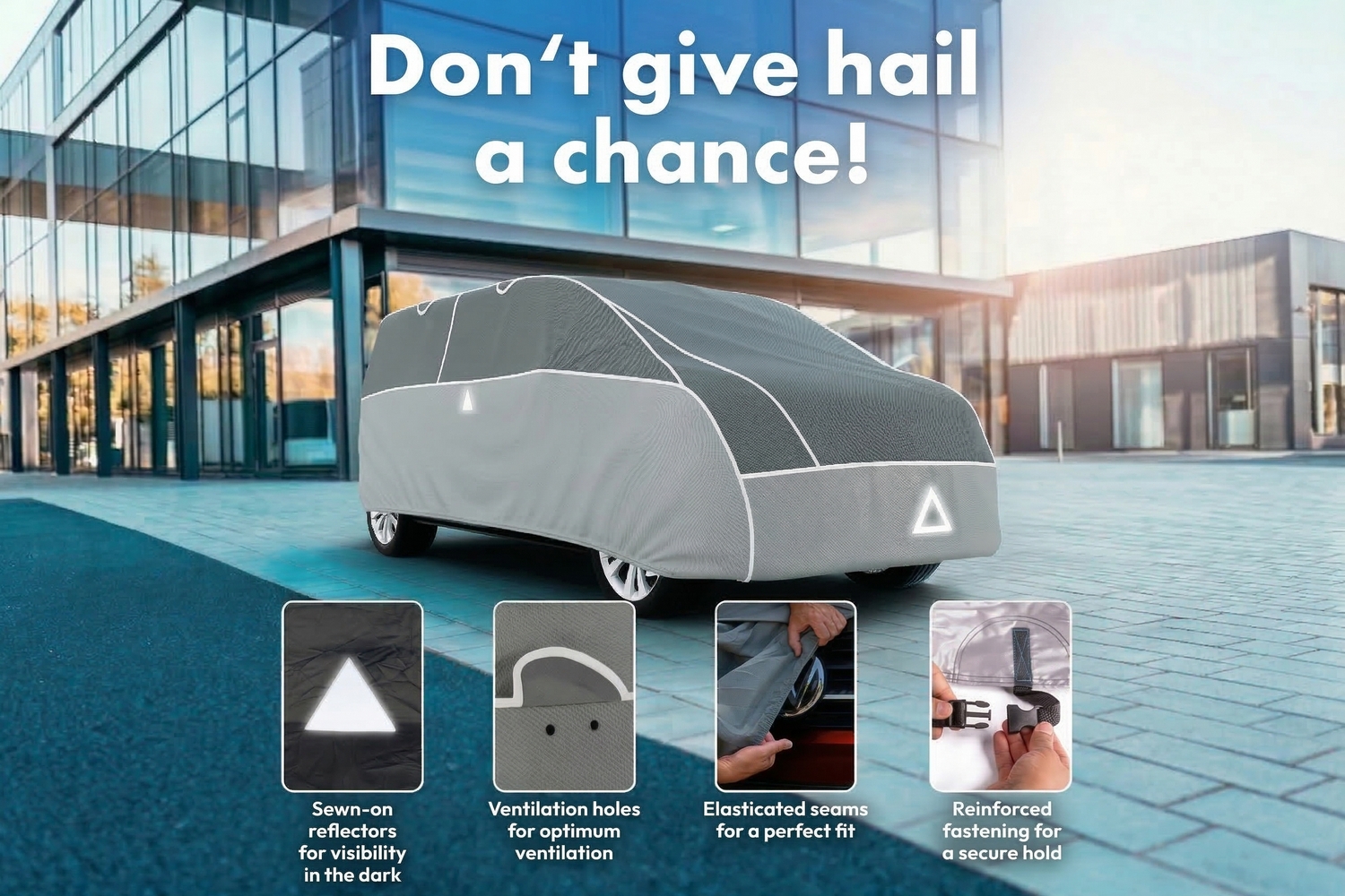 Hail protection cover Hybrid UV Protect VAN (6)