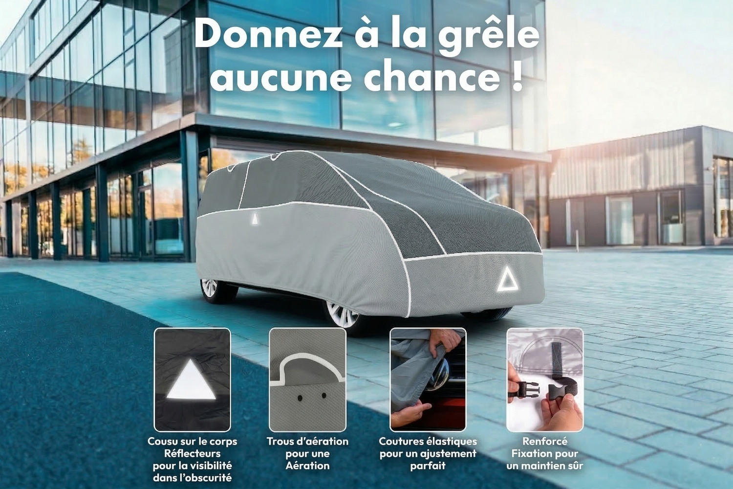 Hail protection cover Hybrid UV Protect VAN (6)