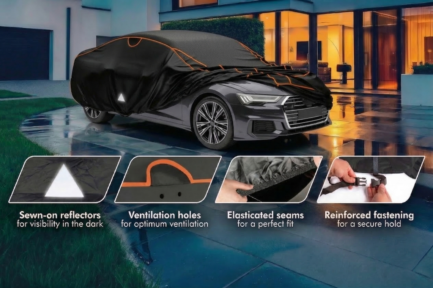 Hail protection cover Perma Protect Passenger Car black (6) Hail protection cover Perma Protect Passenger Car black (6)