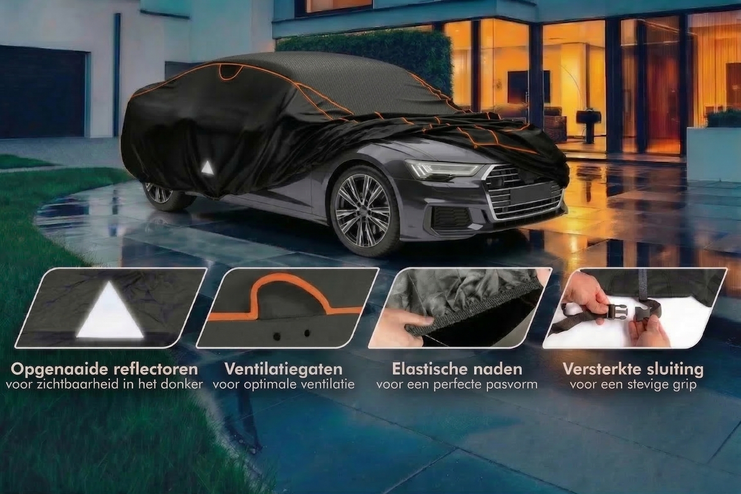 Hail protection cover Perma Protect Passenger Car black (6)