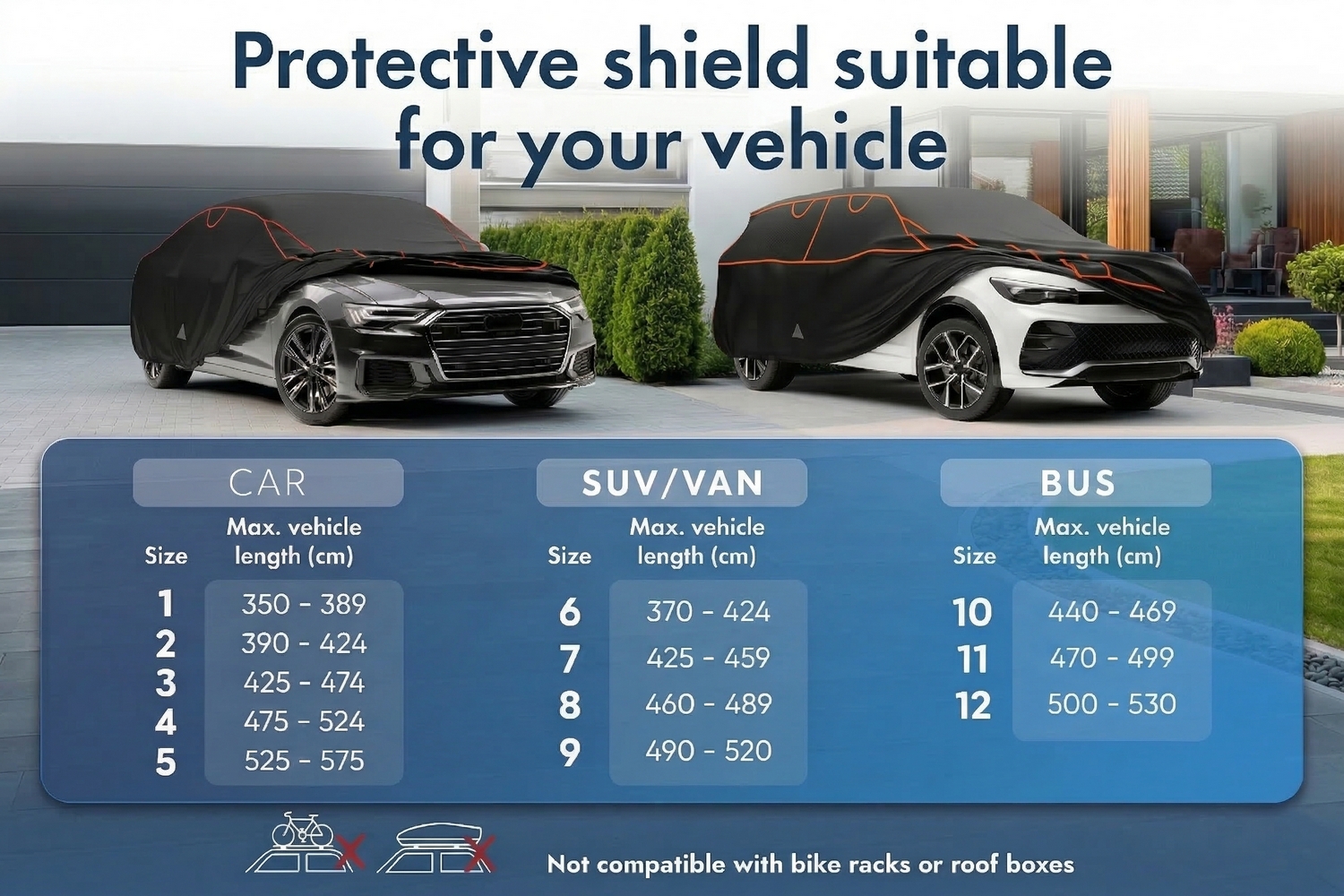 Hail protection cover Perma Protect Passenger Car black (7) Hail protection cover Perma Protect Passenger Car black (7)