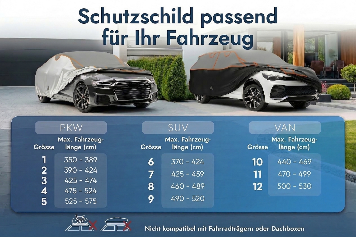 Hail protection cover Perma Protect Passenger Car grey / silver (7) Hail protection cover Perma Protect Passenger Car grey / silver (7)