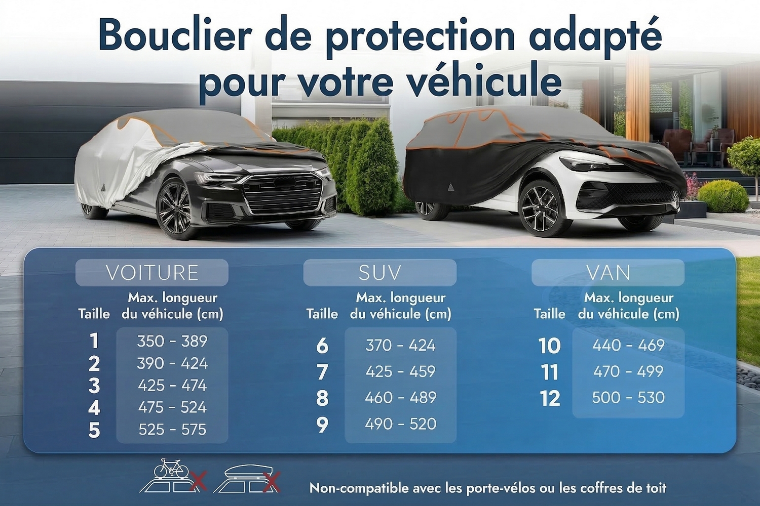 Hail protection cover Perma Protect Passenger Car grey / silver (7)