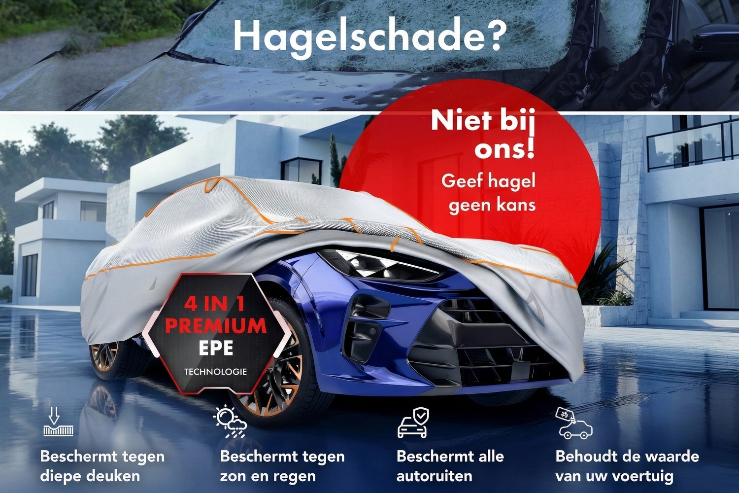 Hail protection cover Premium Epe Sun Protect SUV (3) Hail protection cover Premium Epe Sun Protect SUV (3)