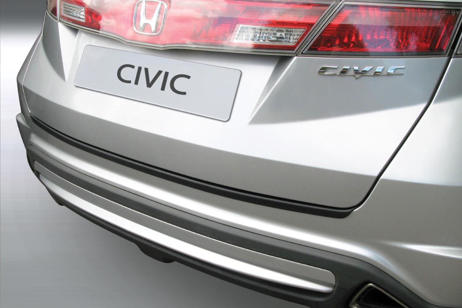 Honda Civic VIII 2005-2011 3 & 5-door hatchback rear bumper protector ABS (HON10CIBP)