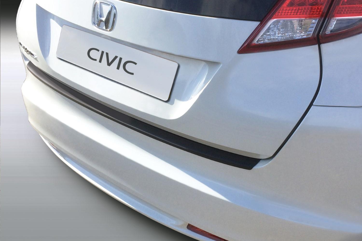 Bumperbeschermer geschikt voor Honda Civic IX 2011-2014 5-deurs hatchback ABS - matzwart