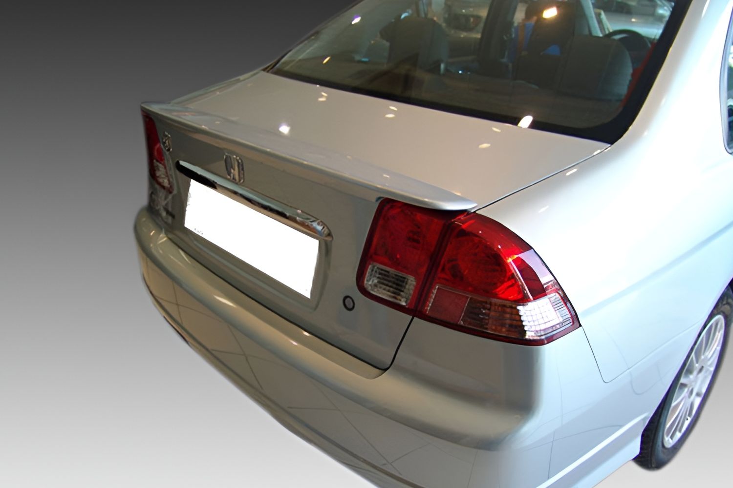 Boot spoiler lip suitable for Honda Civic VII 2000-2005 4-door saloon Boot spoiler lip suitable for Honda Civic VII 2000-2005 4-door saloon