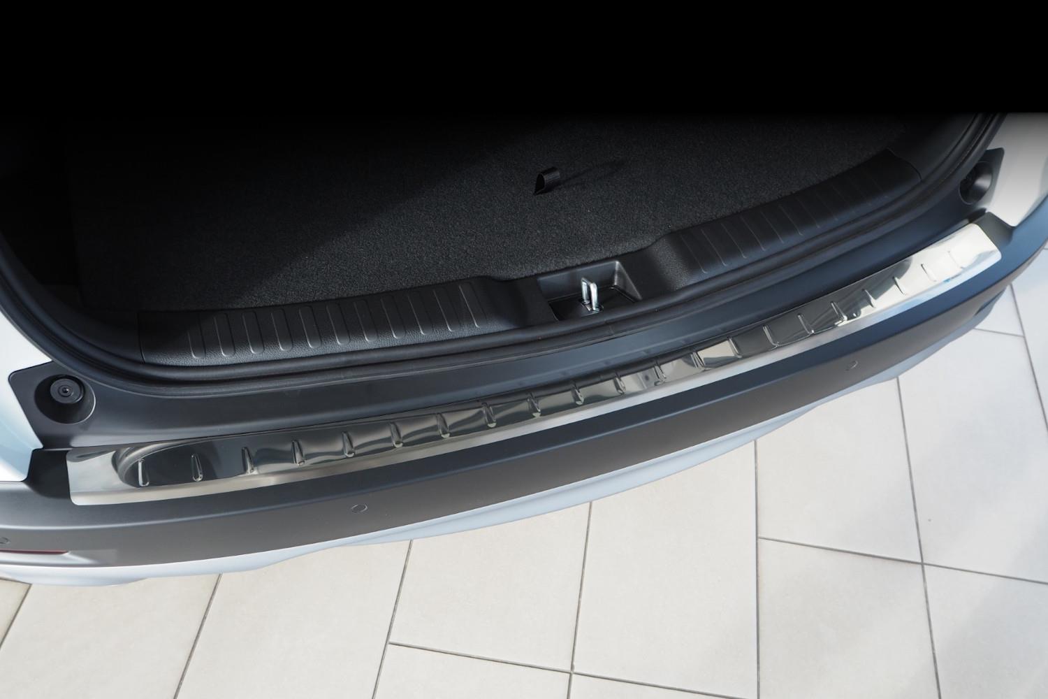 Protection de seuil de coffre convient à Honda CR-V V 2018-2023 acier inox brillant