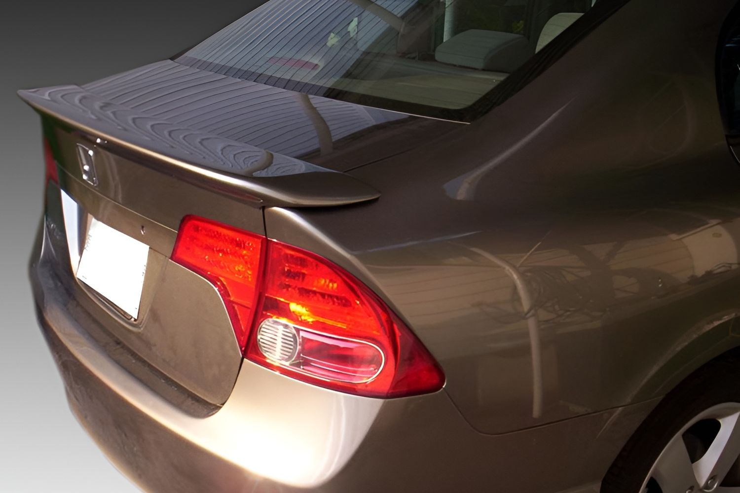 Boot spoiler lip suitable for Honda Civic VIII 2005-2011 4-door saloon