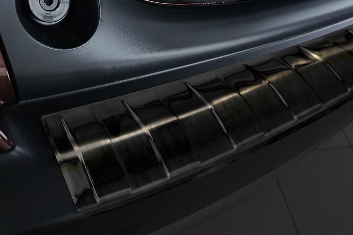 Honda CR-V V 2018-> rear bumper protector stainless steel black / Ladekantenschutz Edelstahl schwarz / achter bumperbeschermer