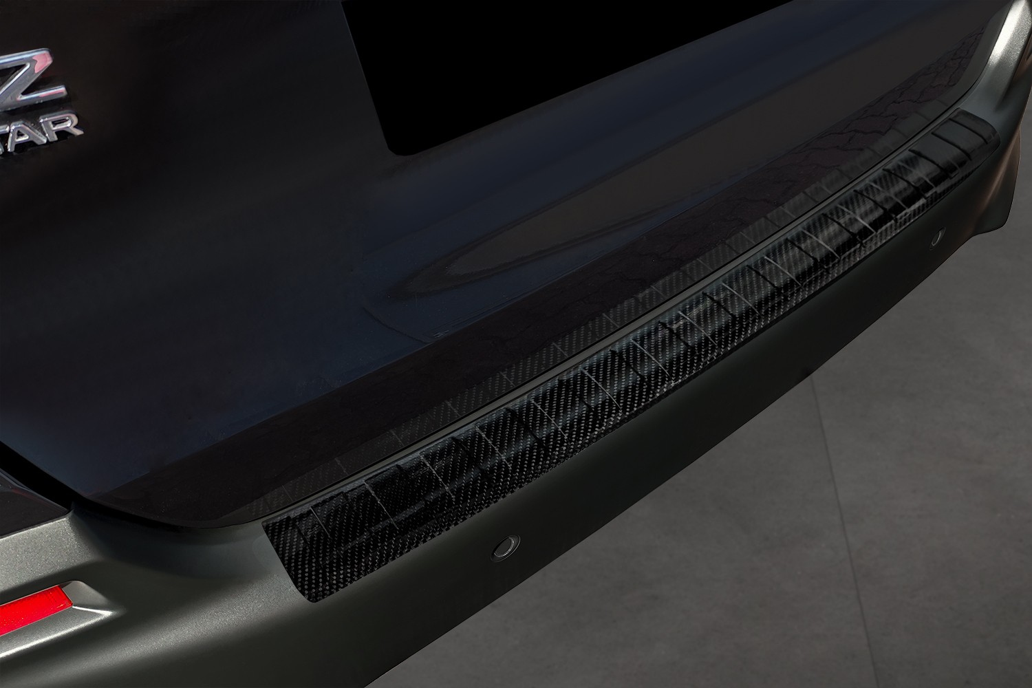 Rear bumper protector Honda Jazz IV carbon CarPartsExpert