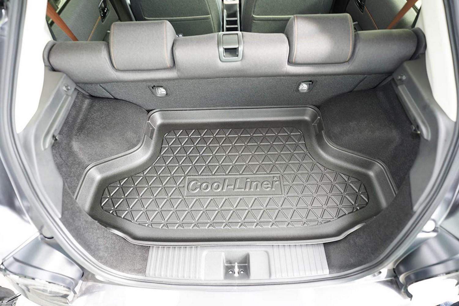 Tapis de coffre Honda E (ZC7) 2019-présent 5 portes bicorps Cool Liner antidérapant PE/TPE caoutchouc