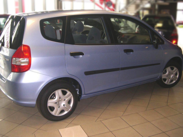 Baguettes protection convient à Honda Jazz I 2002-2008 5 portes bicorps ensemble
