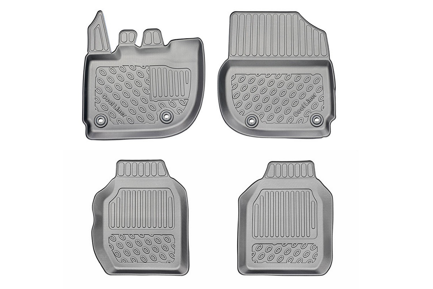 Tapis convient à Honda Jazz IV 2020-présent 5 portes bicorps Cool Liner PE/TPE caoutchouc Tapis convient à Honda Jazz IV 2020-présent 5 portes bicorps Cool Liner PE/TPE caoutchouc