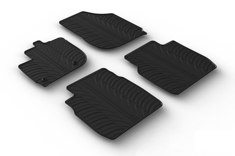 Automatten geschikt voor Honda Jazz IV 2020-heden 5-deurs hatchback Rubbasol rubber