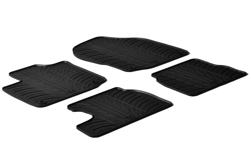 Fußmatten passend für Honda Civic IX 2011-2017 4 & 5-Türer Rubbasol Gummi