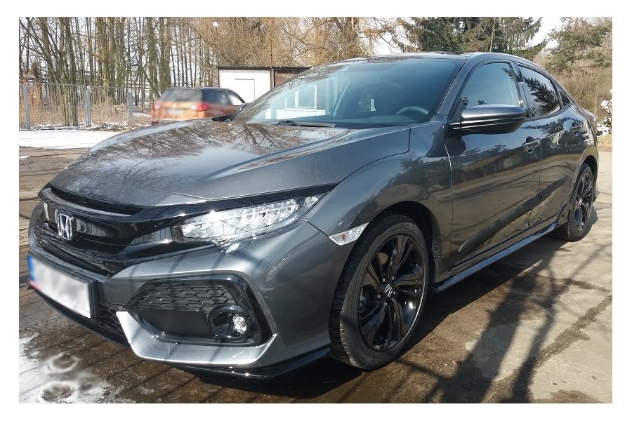 Baguettes protection convient à Honda Civic X 2017-2021 5 portes bicorps ensemble