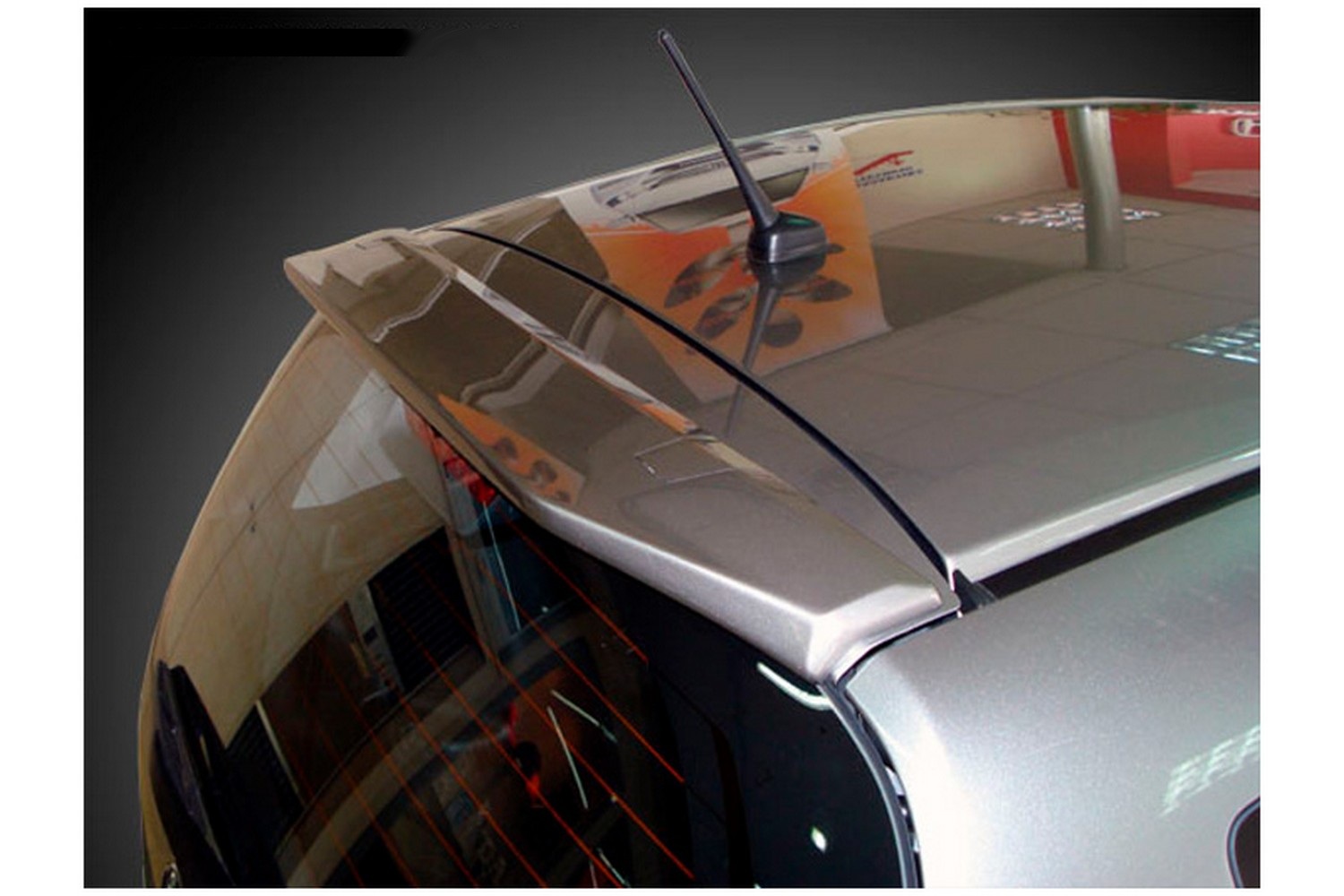 Roof spoiler suitable for Honda Jazz II 2008-2015 5-door hatchback