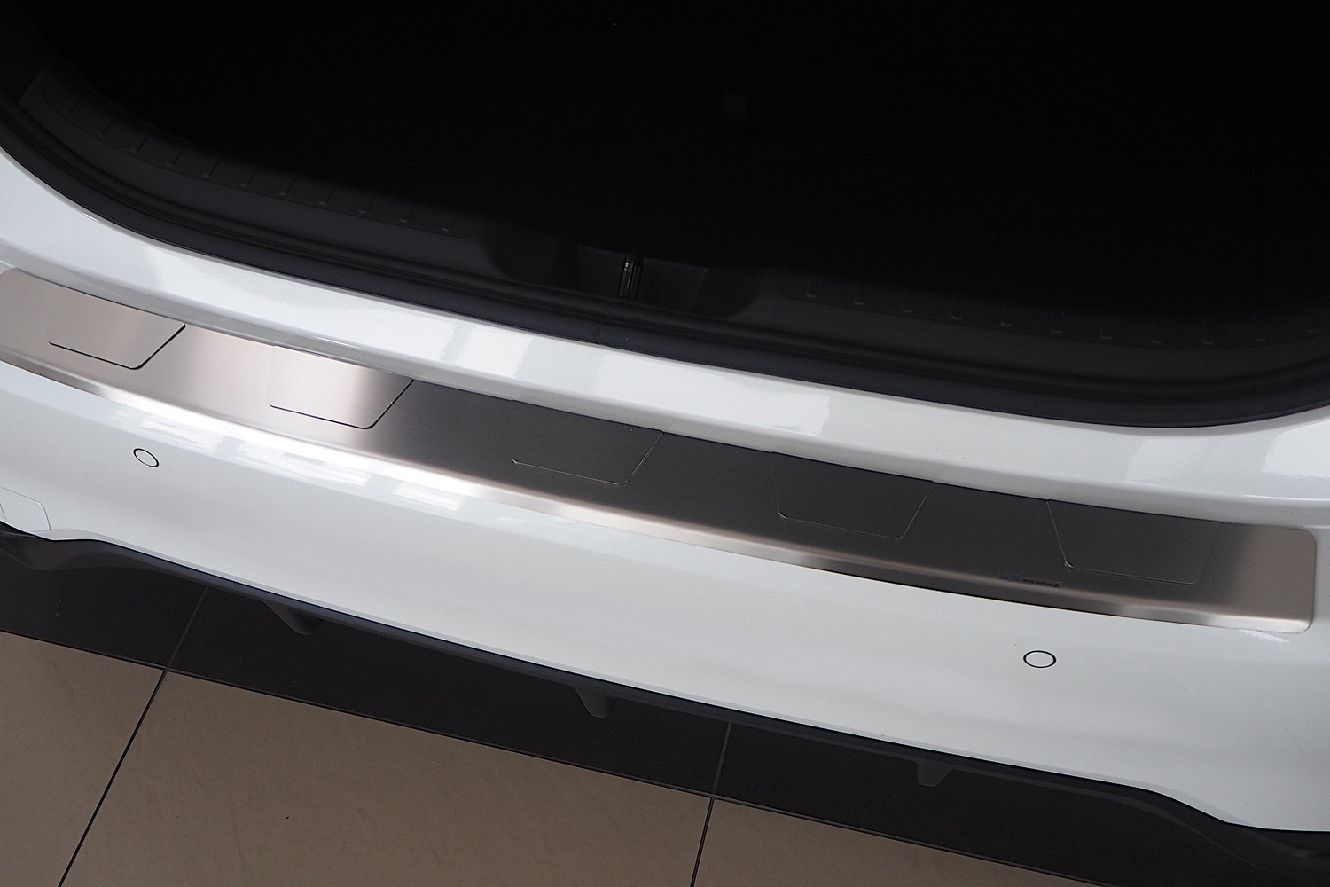 Bumperbeschermer geschikt voor Honda Civic XI 2021-heden 5-deurs hatchback RVS geborsteld