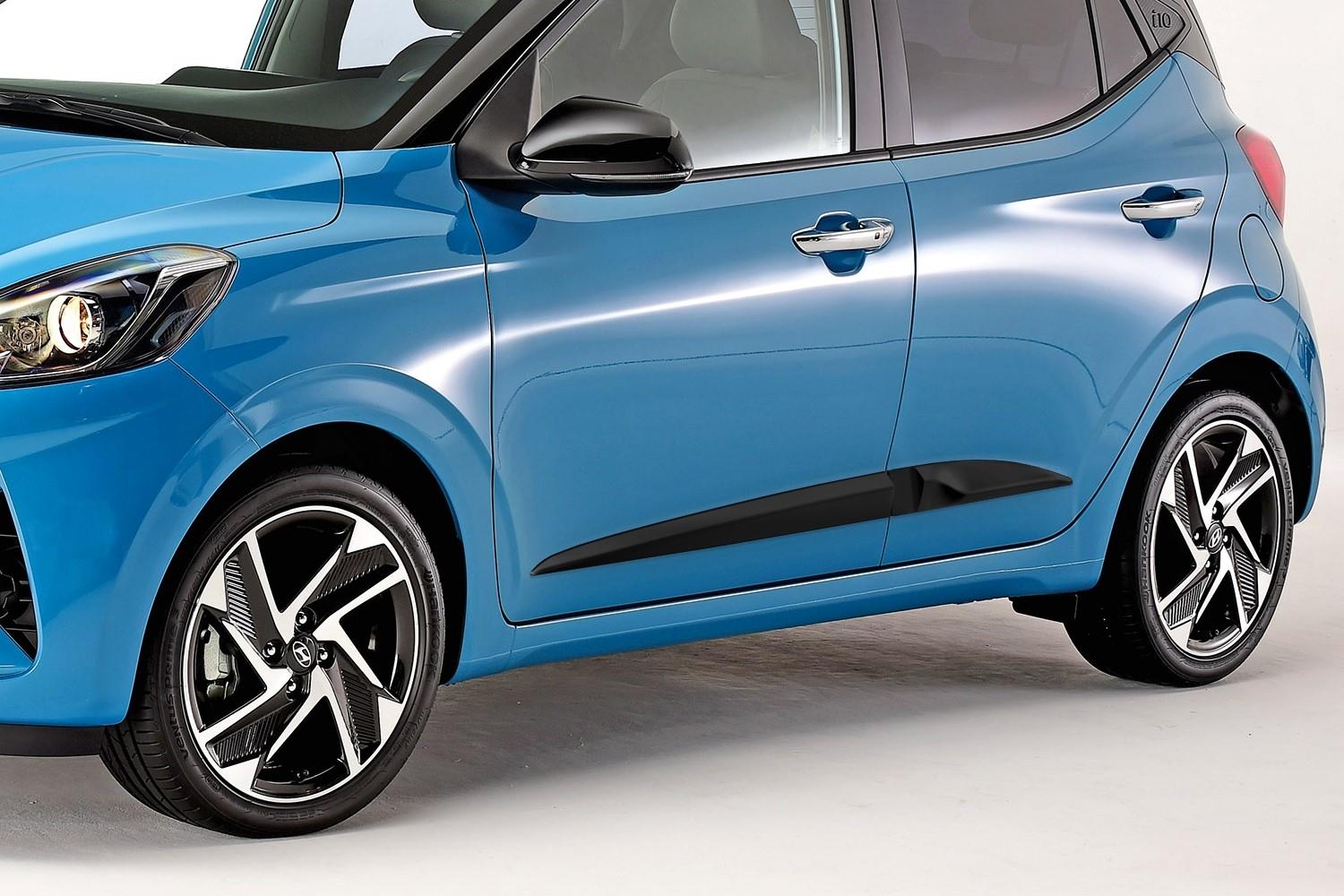 Seitenschutzleisten passend für Hyundai i10 (LA-AC3) 2019-heute 5-Türer Schrägheck Set