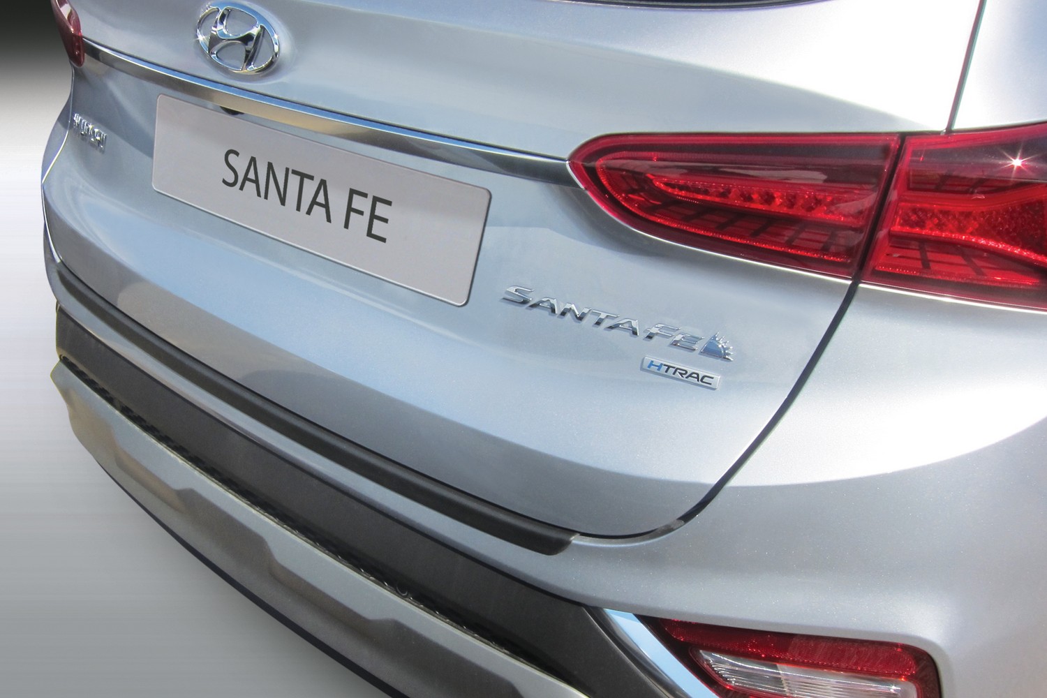Bumperbeschermer Hyundai Santa Fe (TM) 2018-2020 ABS - matzwart