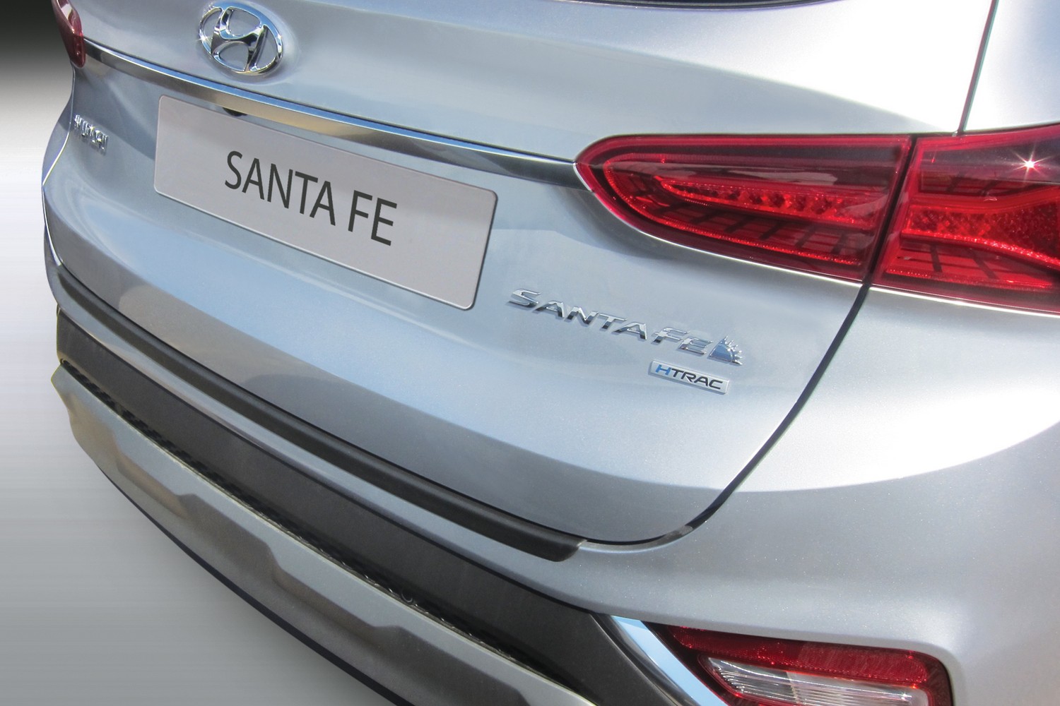 Bumperbeschermer geschikt voor Hyundai Santa Fe (TM) 2018-2020 ABS - matzwart
