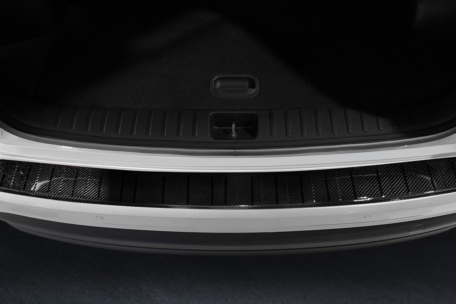 Rear bumper protector Hyundai Tucson (TL) carbon CarPartsExpert