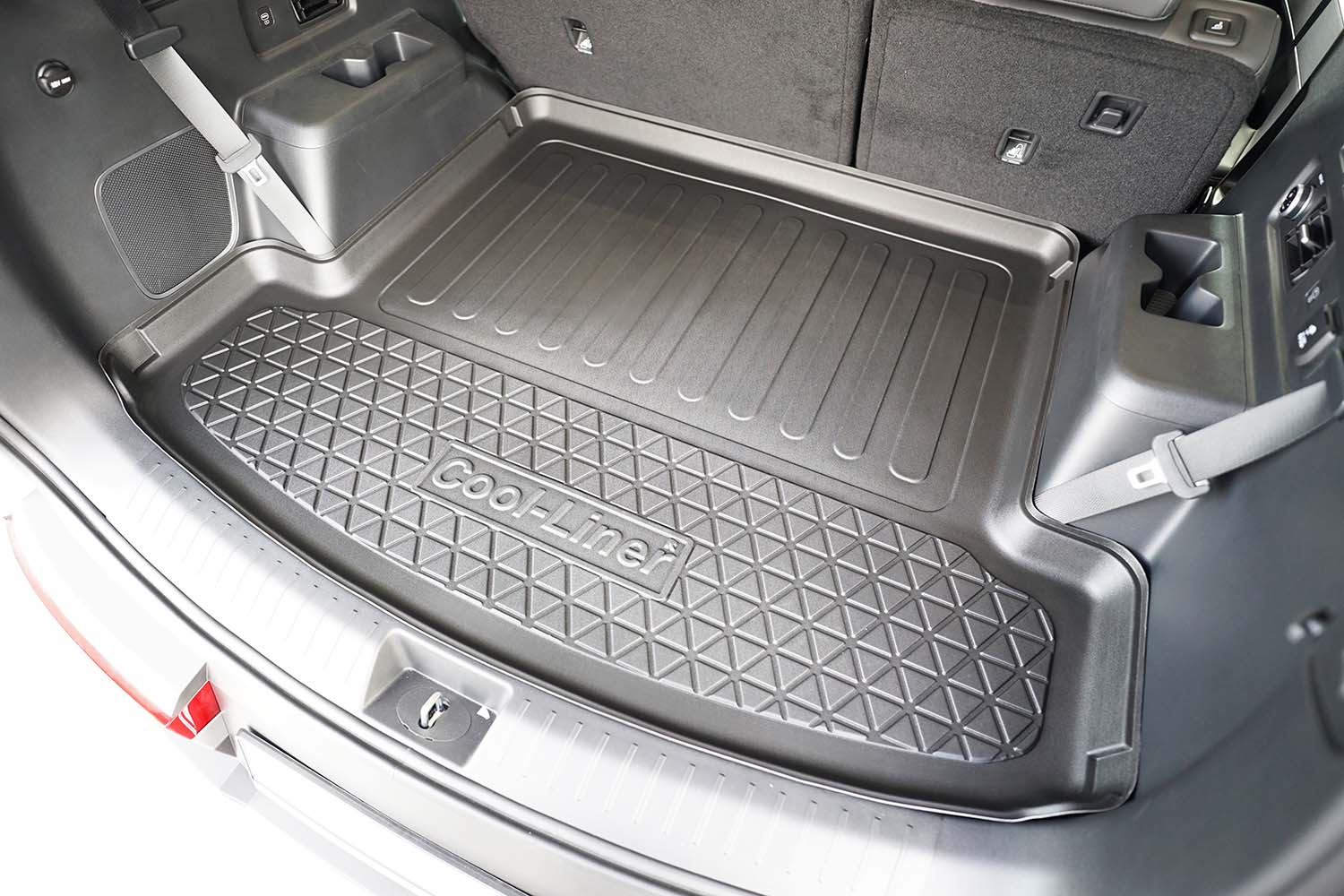 Boot mat suitable for Hyundai Santa Fe (MX5) 2024-present Cool Liner anti slip PE/TPE rubber (HYU12SFTM-C) (2)