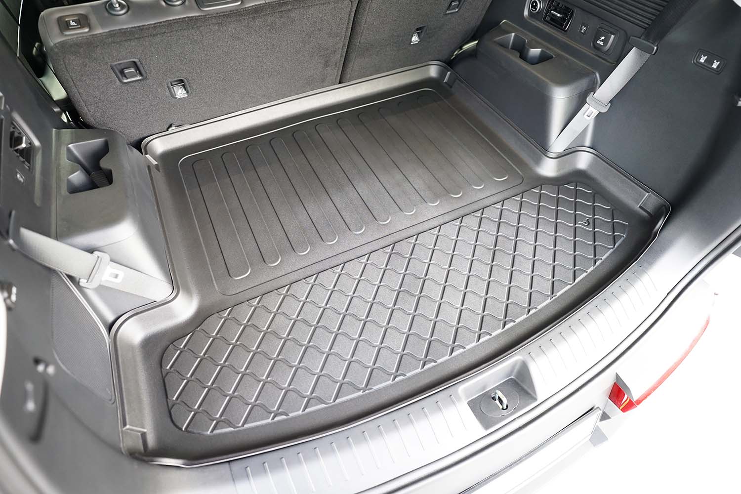 Boot mat suitable for Hyundai Santa Fe (MX5) 2024-present Guardliner anti slip PE/TPE rubber (HYU12SFTM-G) (4)