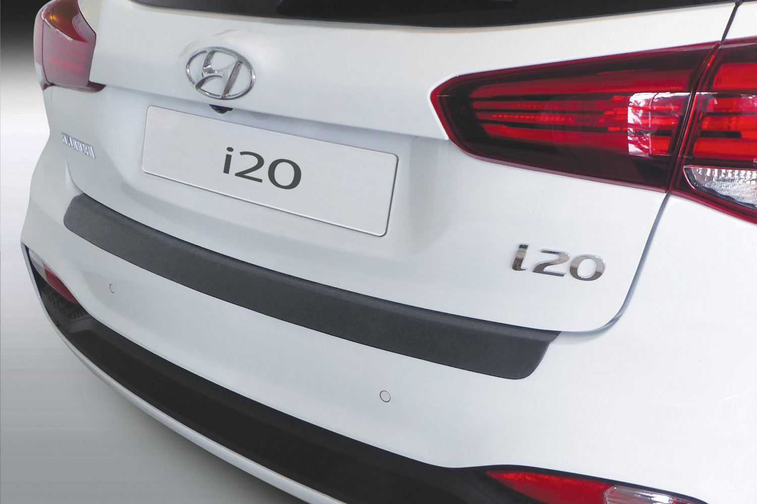 Ladekantenschutz passend für Hyundai i20 (GB) 2018-2020 5-Türer Schrägheck ABS - Mattschwarz