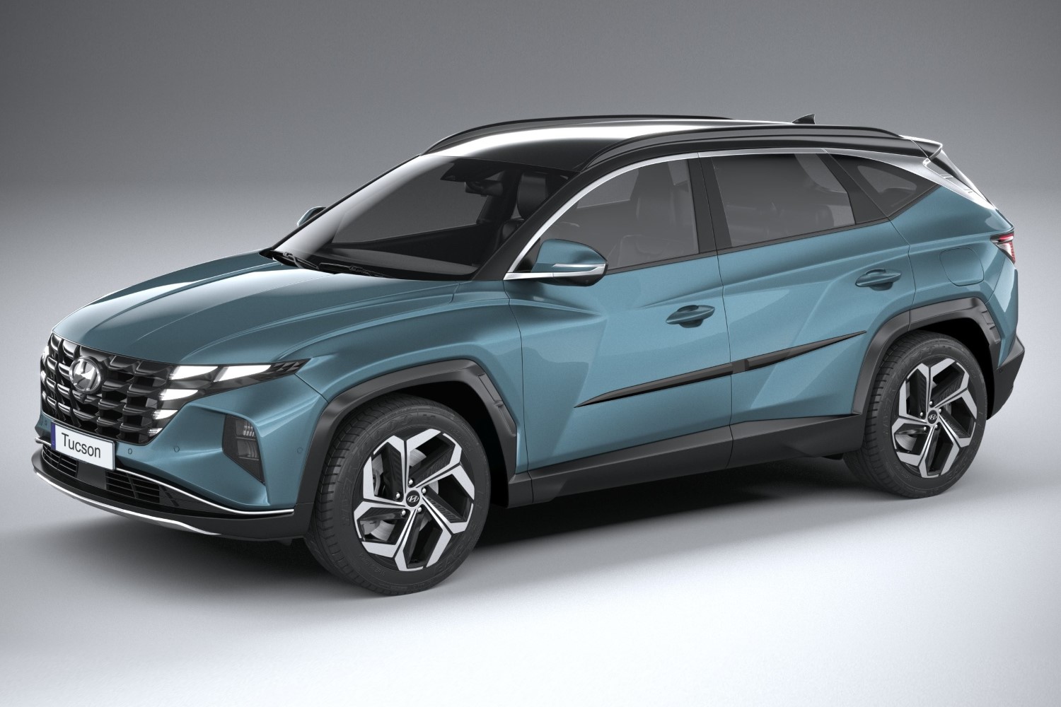Hyundai Tucson (NX4) 2020- side protection set (HYU14UBP) (2)