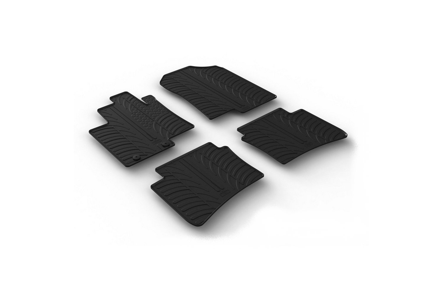 Tapis convient à Hyundai Bayon (BC3 CUV) 2021-présent caoutchouc Rubbasol