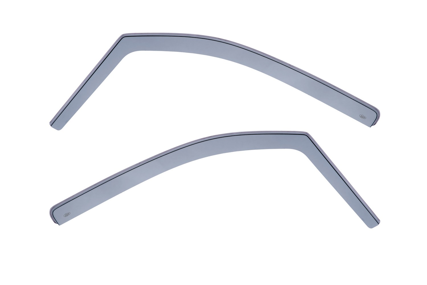 Side wind deflectors suitable for Hyundai H200 1997-2007 front doors DGA - smoke grey (4)