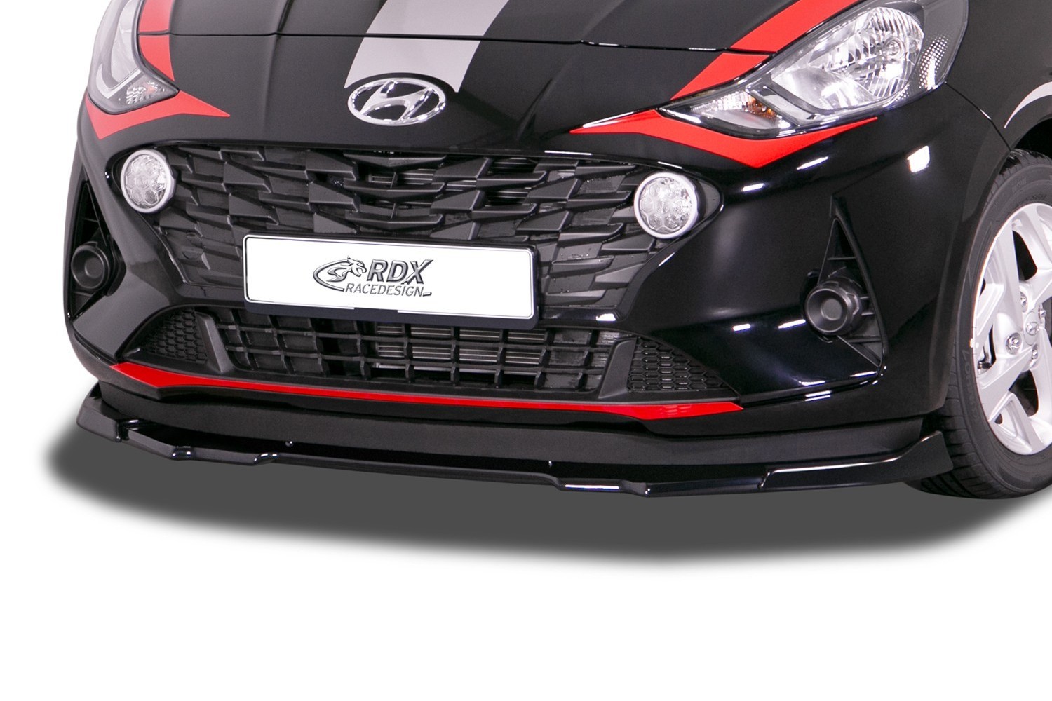 Voorspoiler geschikt voor Hyundai i10 (LA-AC3) 2019-heden 5-deurs hatchback Vario-X PU