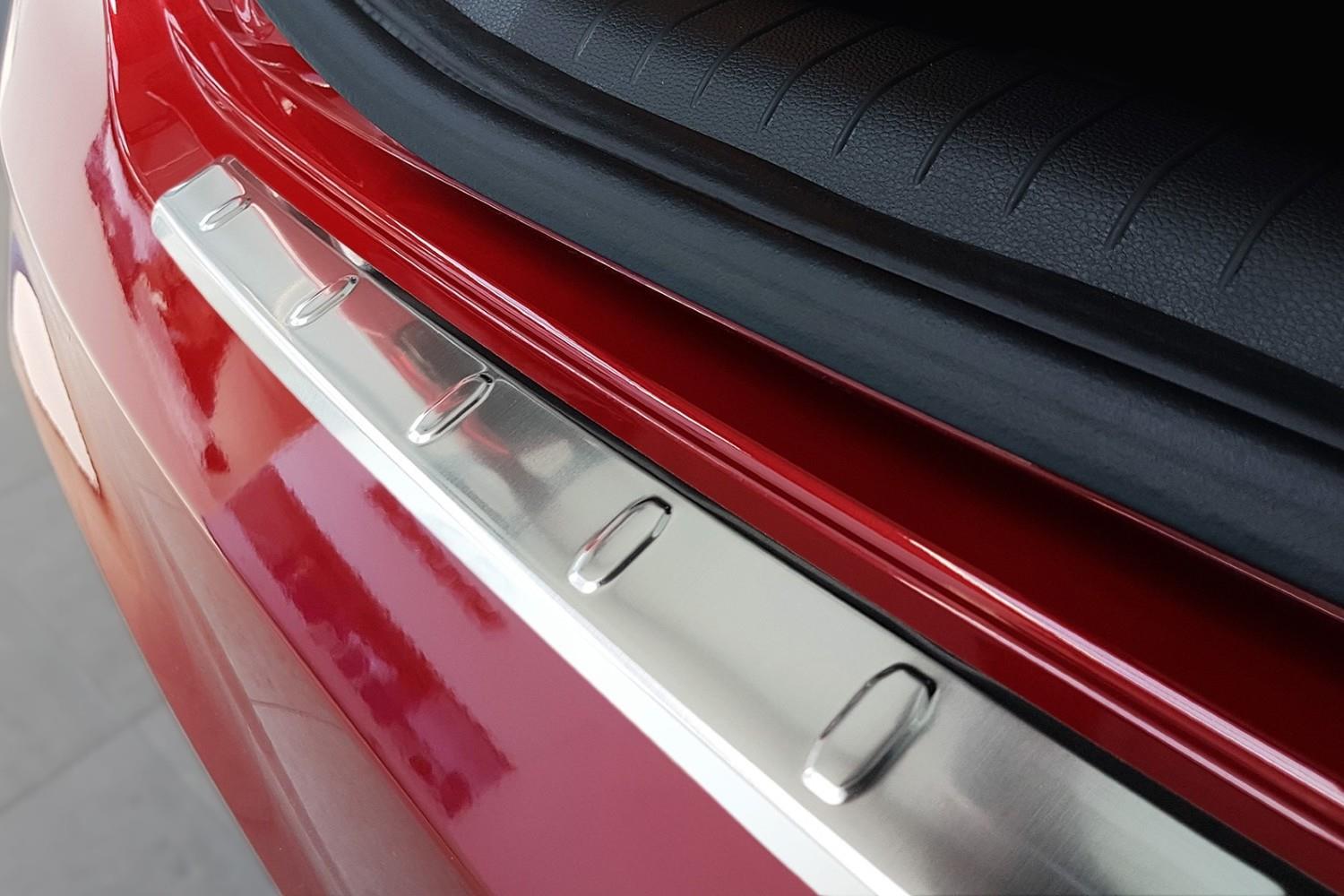 Bumperbeschermer geschikt voor Hyundai i20 (GB) 2018-2020 5-deurs hatchback RVS geborsteld