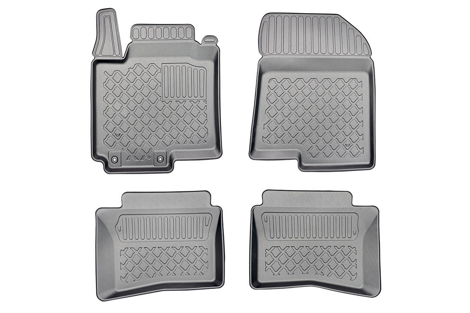 Car mats suitable for Hyundai i20 (BC3) 2020-present 5-door hatchback Guardliner PE/TPE rubber