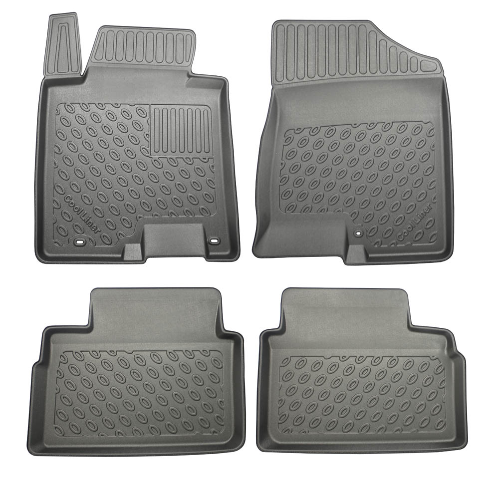 Fußmatten passend für Hyundai i30 (GD) 2012-2017 3 & 5-Türer Schrägheck Cool Liner PE/TPE Gummi