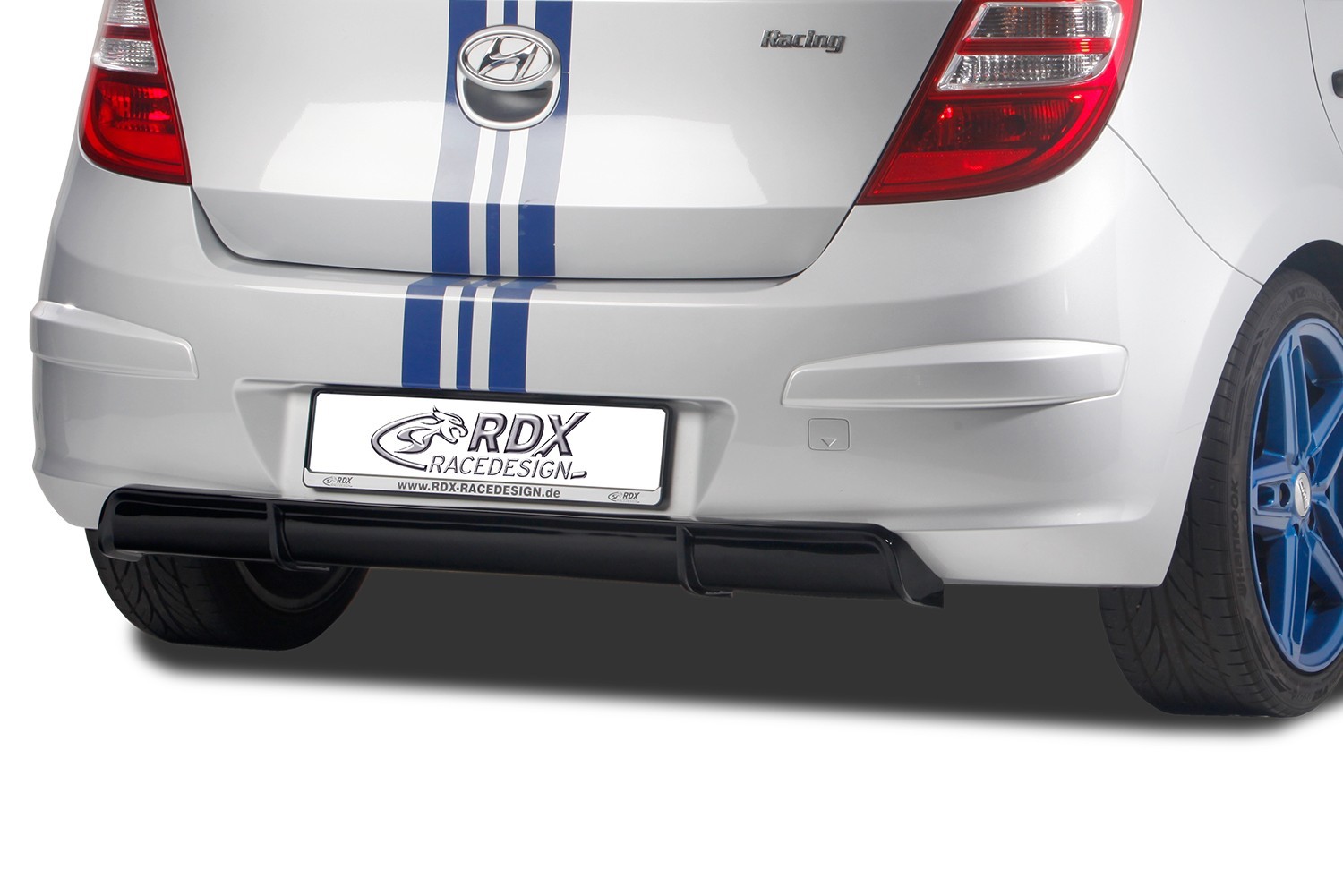 Rear diffuser suitable for Hyundai i30 (FD-FDH) 2007-2012 5-door hatchback ABS