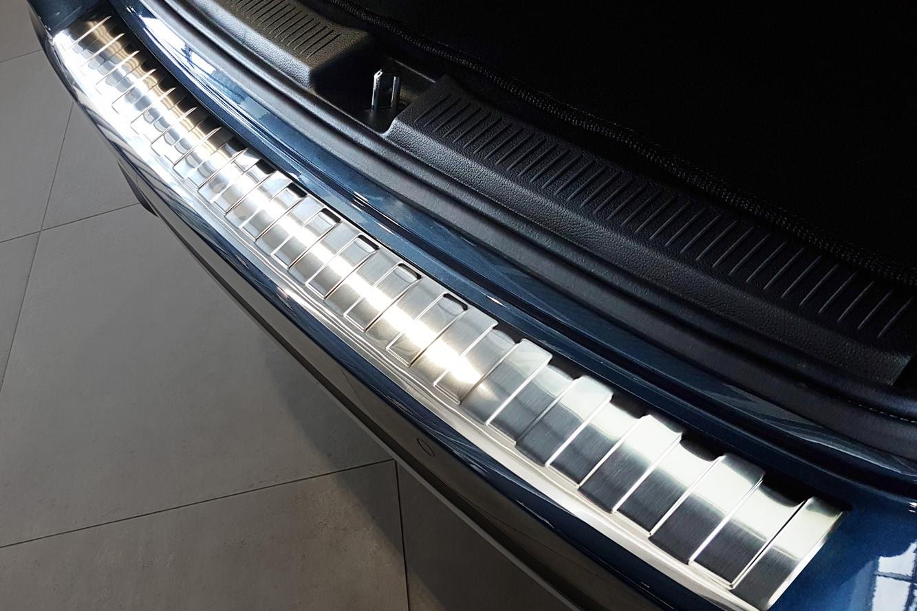 Protection de seuil de coffre convient à Hyundai Ioniq 6 (CE) 2022-présent 4 portes tricorps acier inox brossé