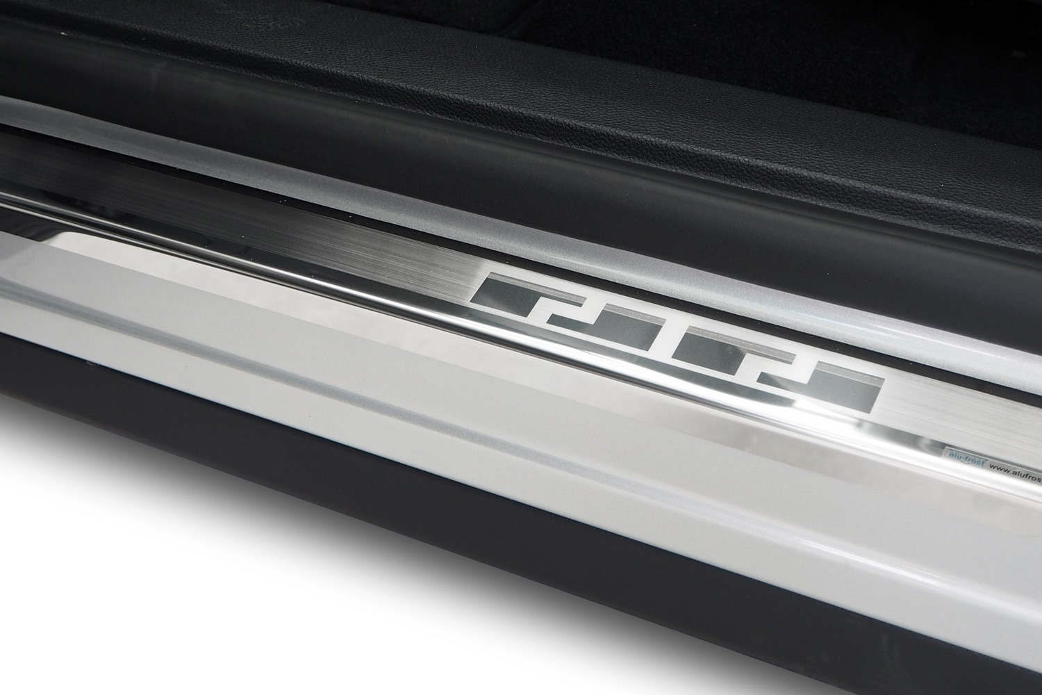 Door sill plates suitable for Hyundai Ioniq 6 (CE) 2022-present 4-door saloon stainless steel brushed