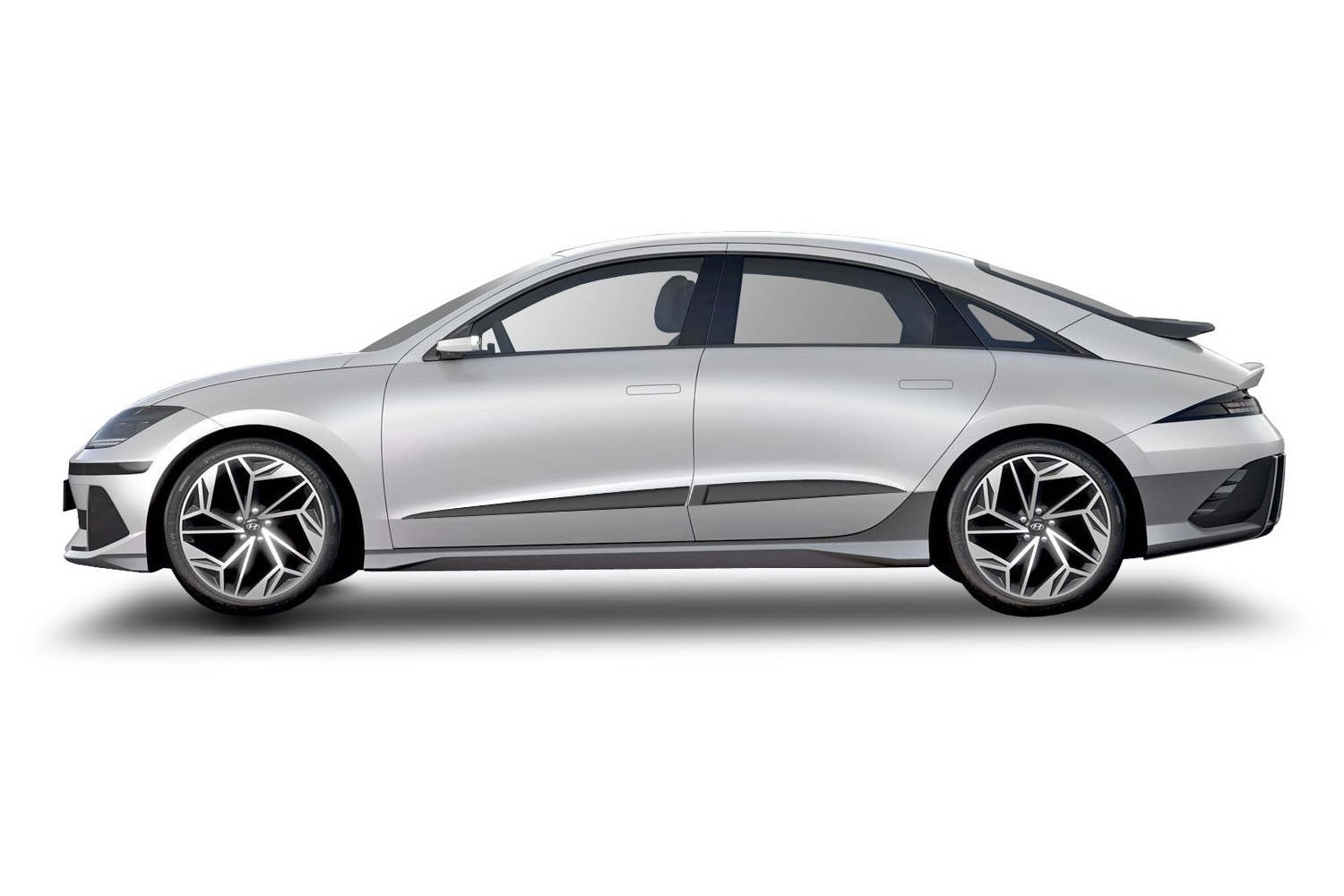 Baguettes protection convient à Hyundai Ioniq 6 (CE) 2022-présent 4 portes tricorps ensemble