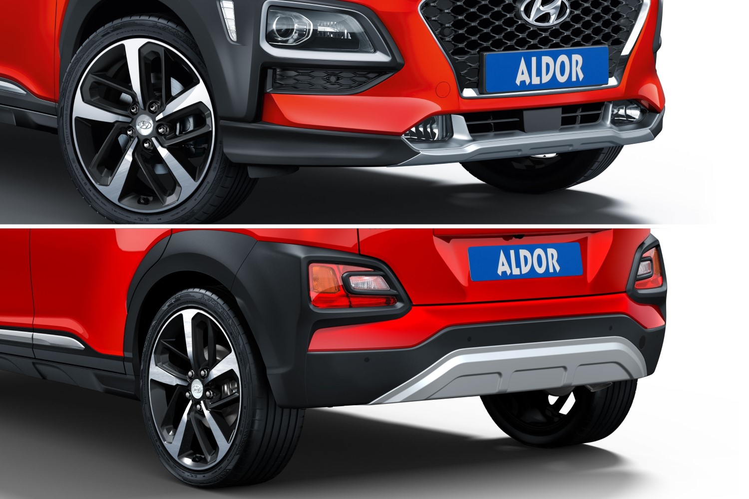 Hyundai Kona (OS) skid plate set Car Parts Expert