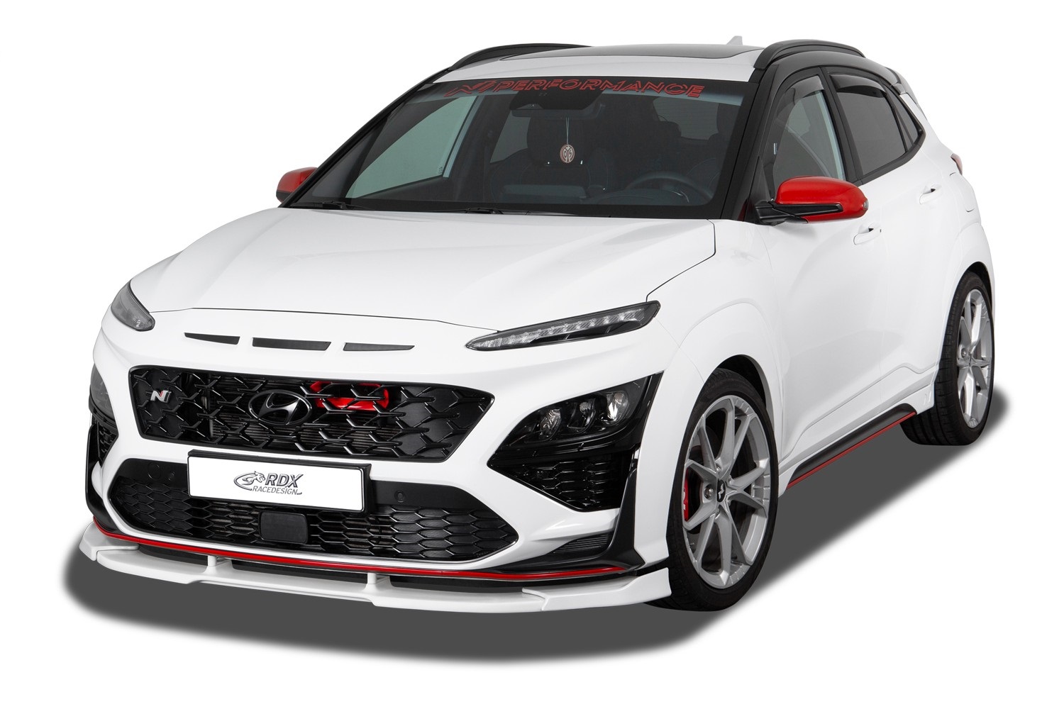 Front spoiler Vario-X suitable for Hyundai Kona (OS) 2020-2022 PU - painted (2)