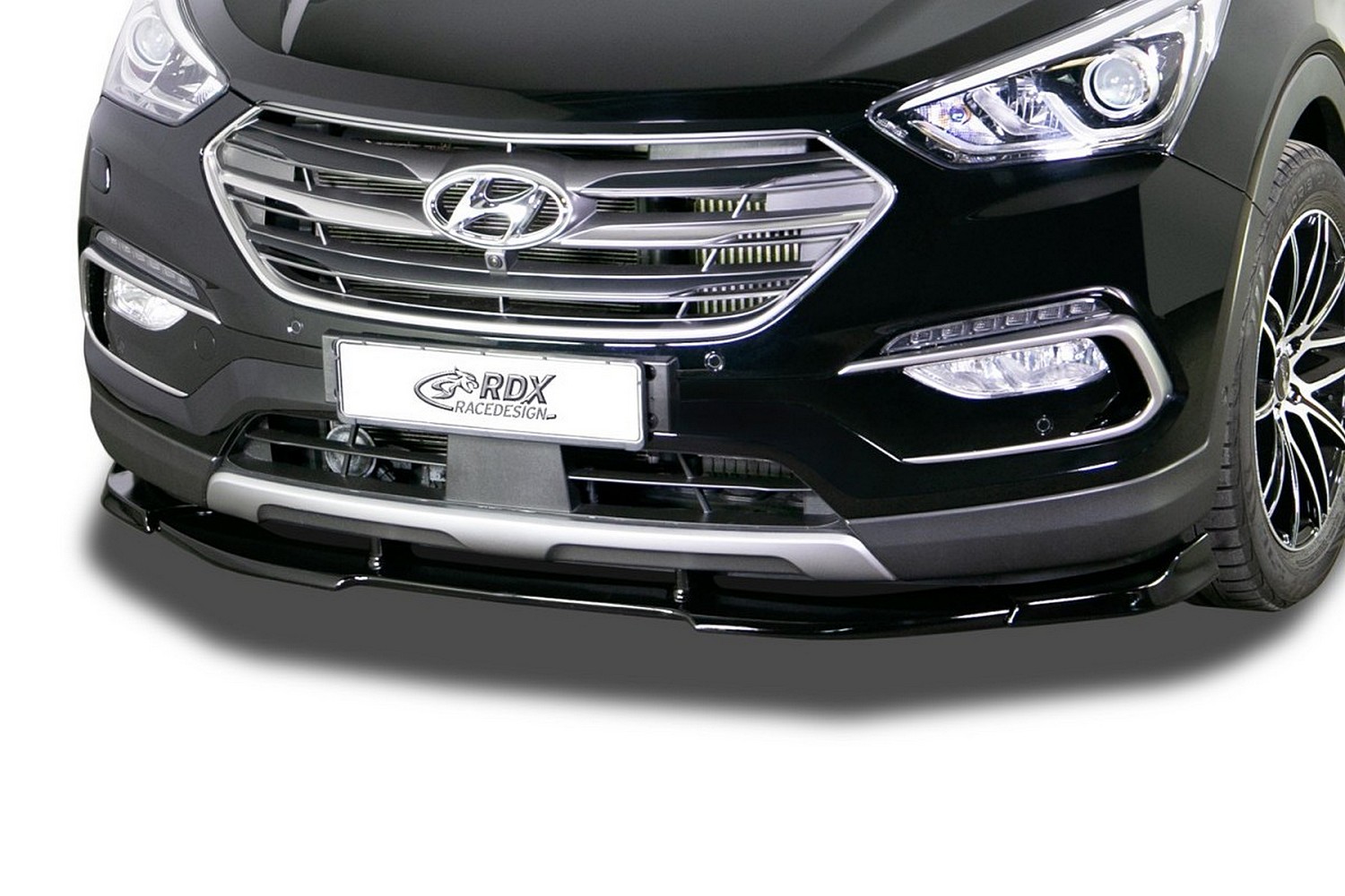 Front spoiler Vario-X Hyundai Santa Fe (DM) 2015-2018 PU