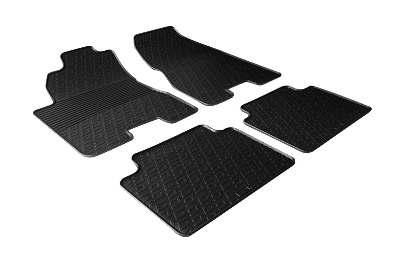 Car mats suitable for Hyundai Tucson 2004-2009 Rubbasol rubber